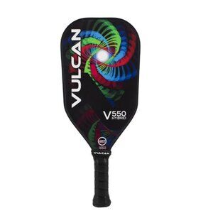 Vulcan V550 Hybrid Pickleball Paddle Black Entropy Carbon Fiber USAPA NEW $140